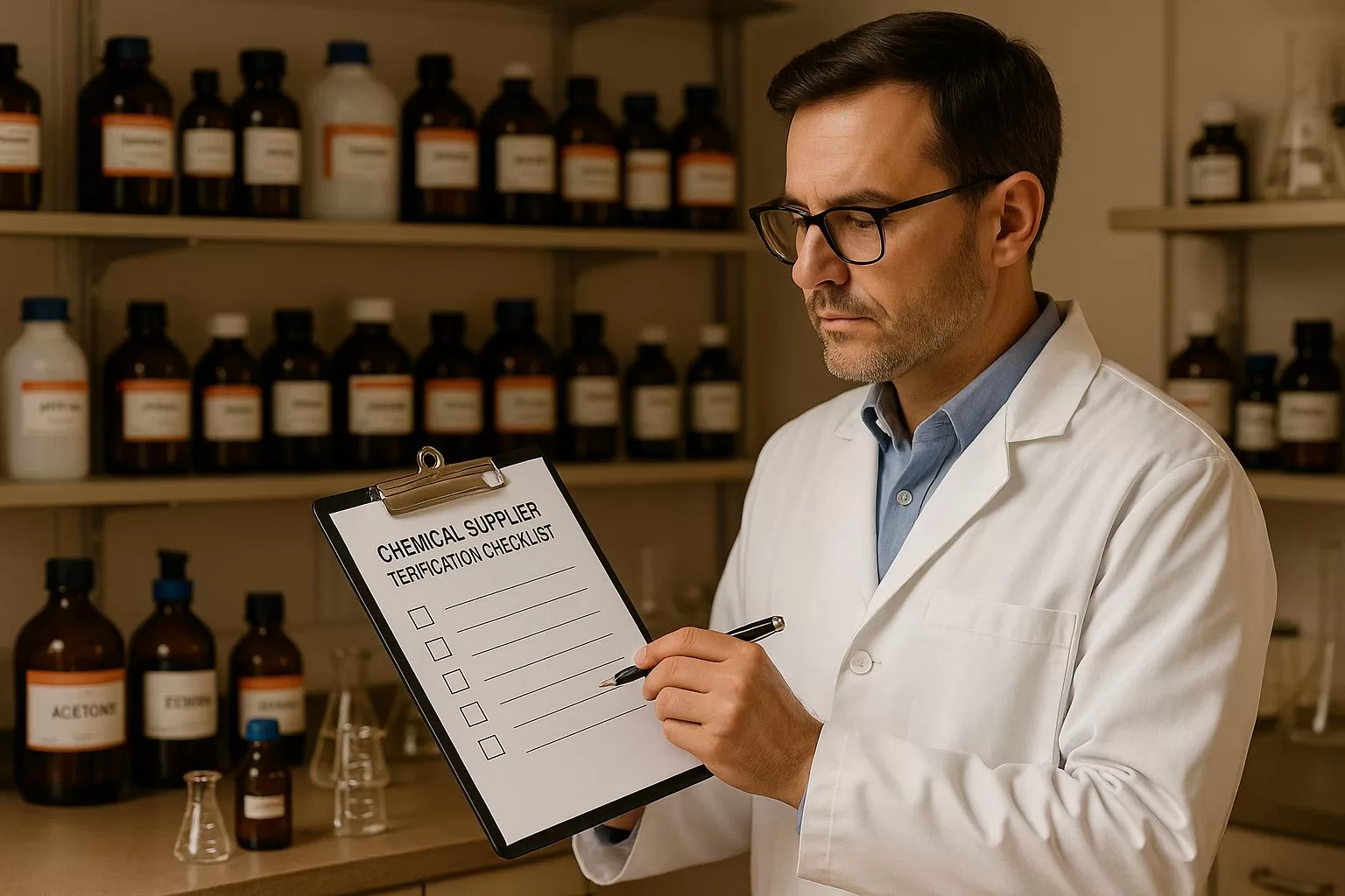 Chemical Supplier Verification Checklist