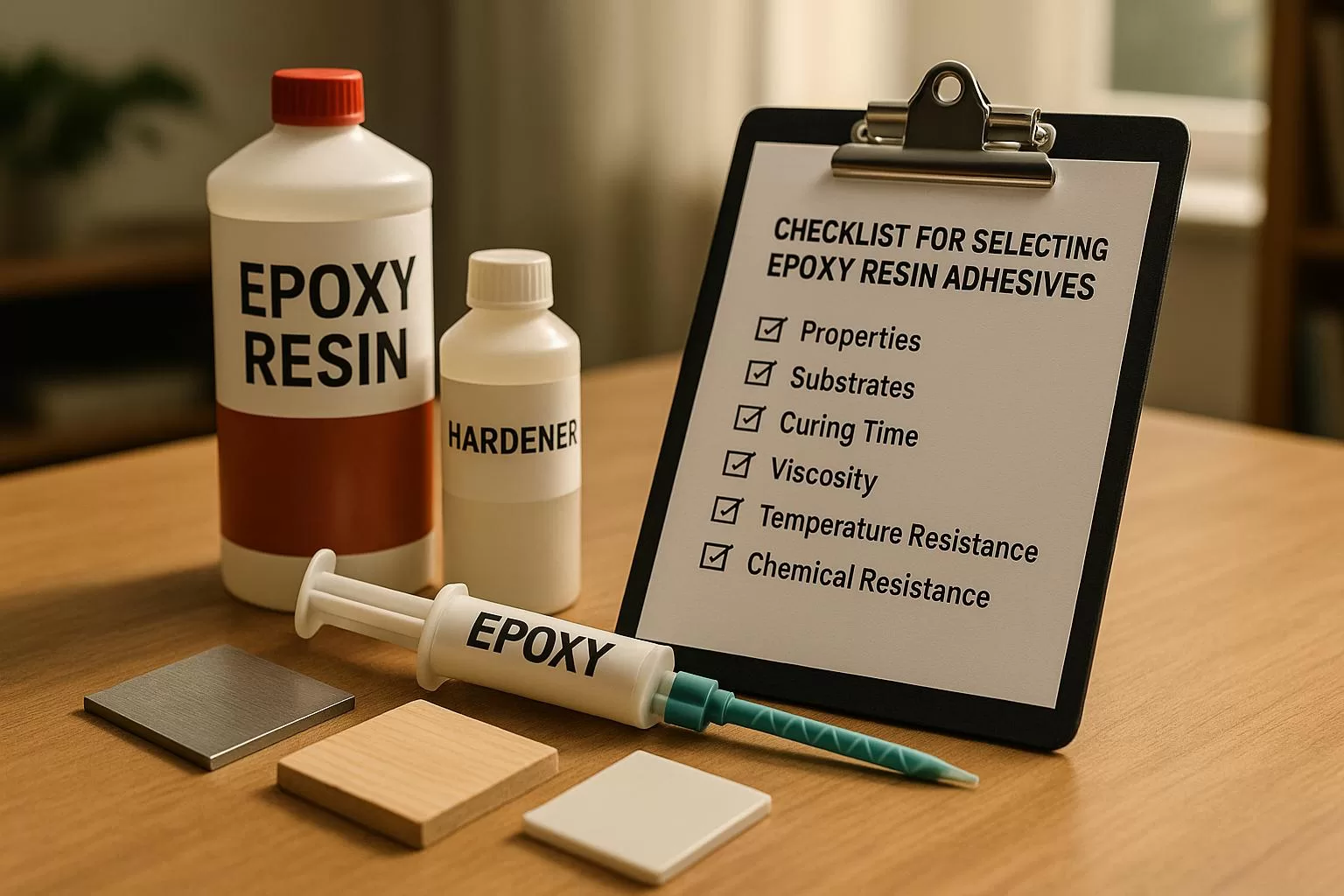Checklist for Selecting Epoxy Resin Adhesives