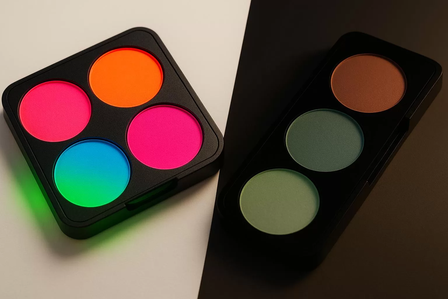 Fluorescent vs. Phosphorescent Pigments in Cosmetics