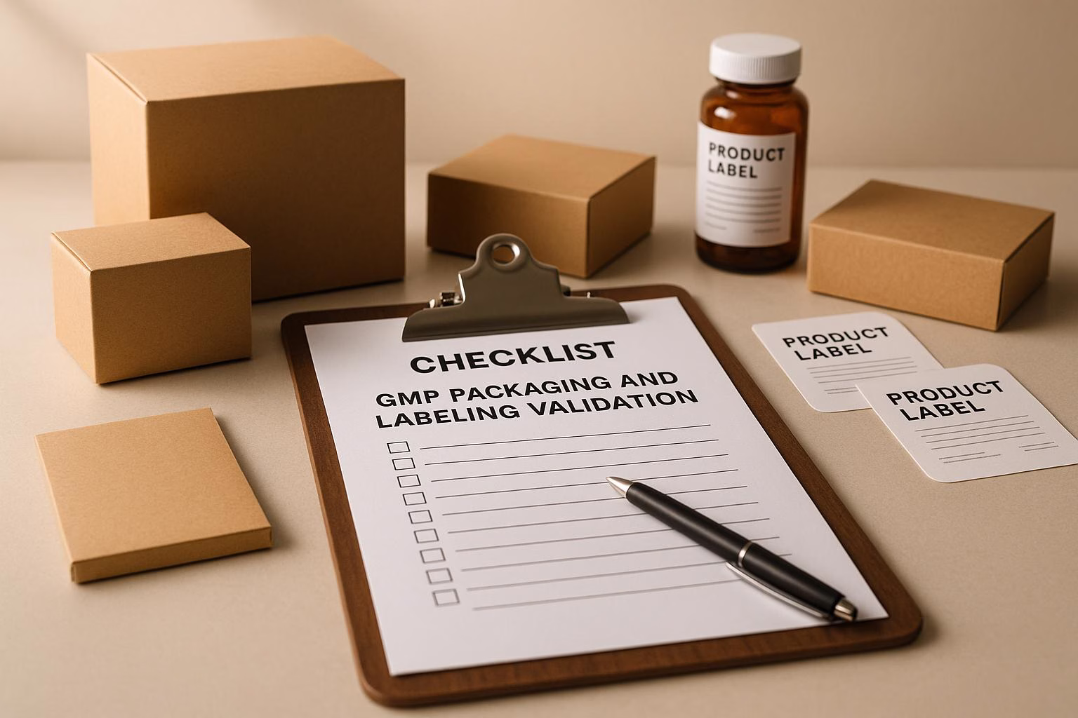 Checklist for GMP Packaging and Labeling Validation