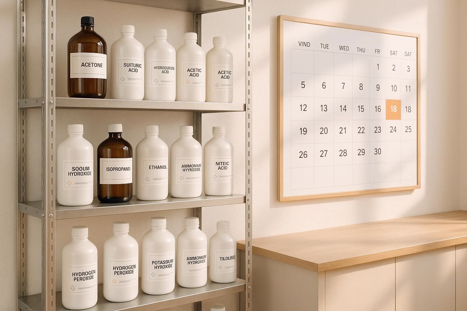 Best Practices for Chemical Audit Scheduling