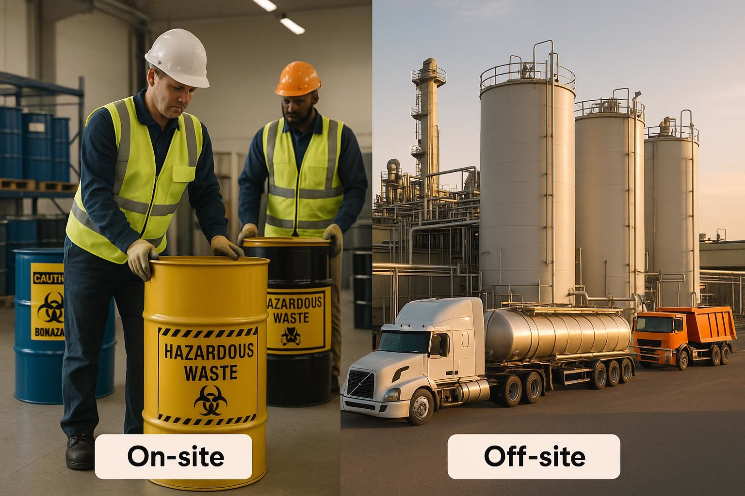 Regulations for On-Site vs. Off-Site Waste Disposal