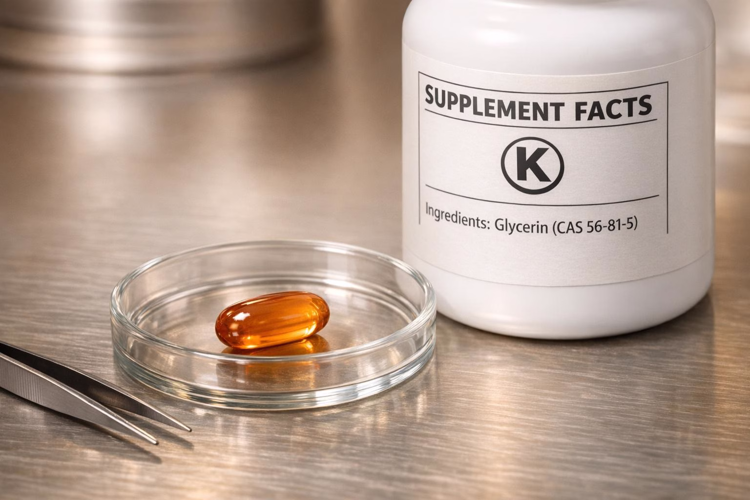 Kosher-Certified Chemicals in Dietary Supplements