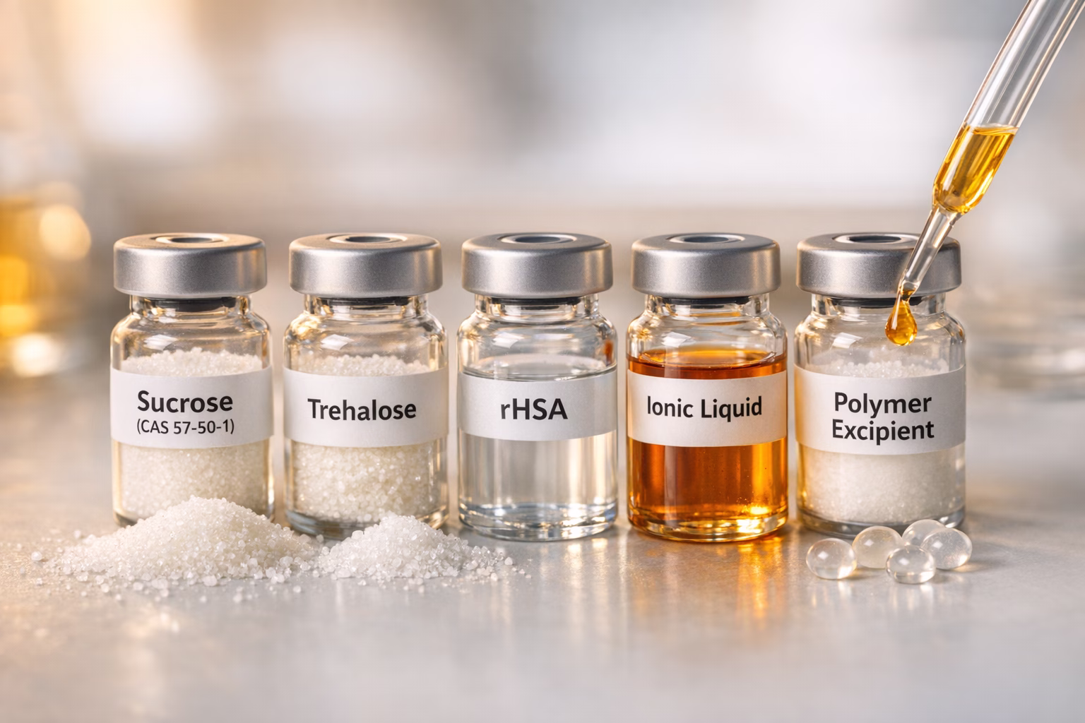 Top Stabilizers for Protein-Based Biopharmaceuticals