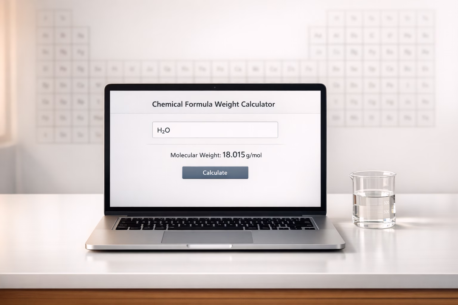 Chemical Formula Weight Calculator