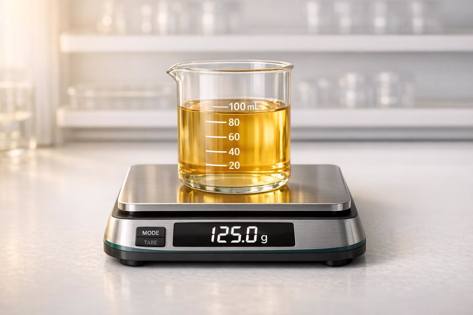 Chemical Volume to Weight Converter