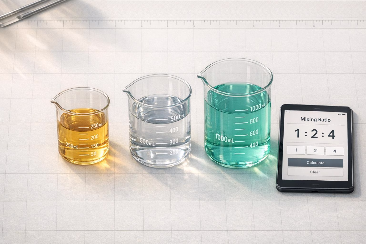 Chemical Mixing Ratio Calculator