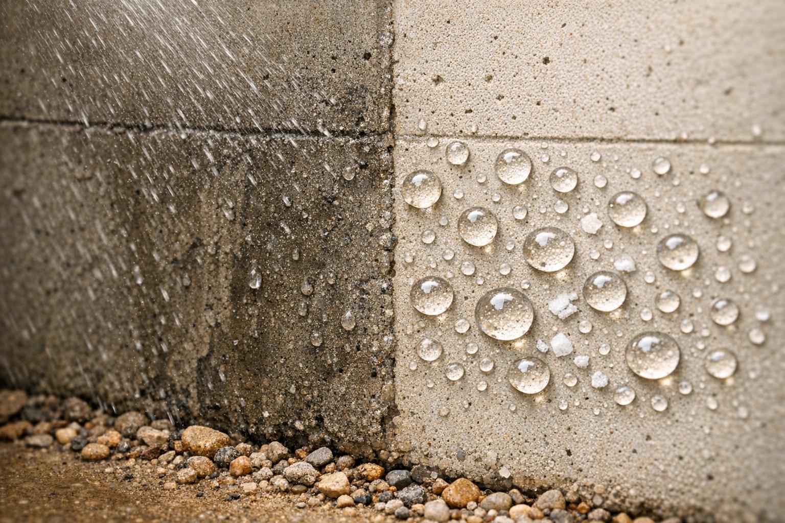 Silane-Siloxane Coatings for Below-Grade Waterproofing